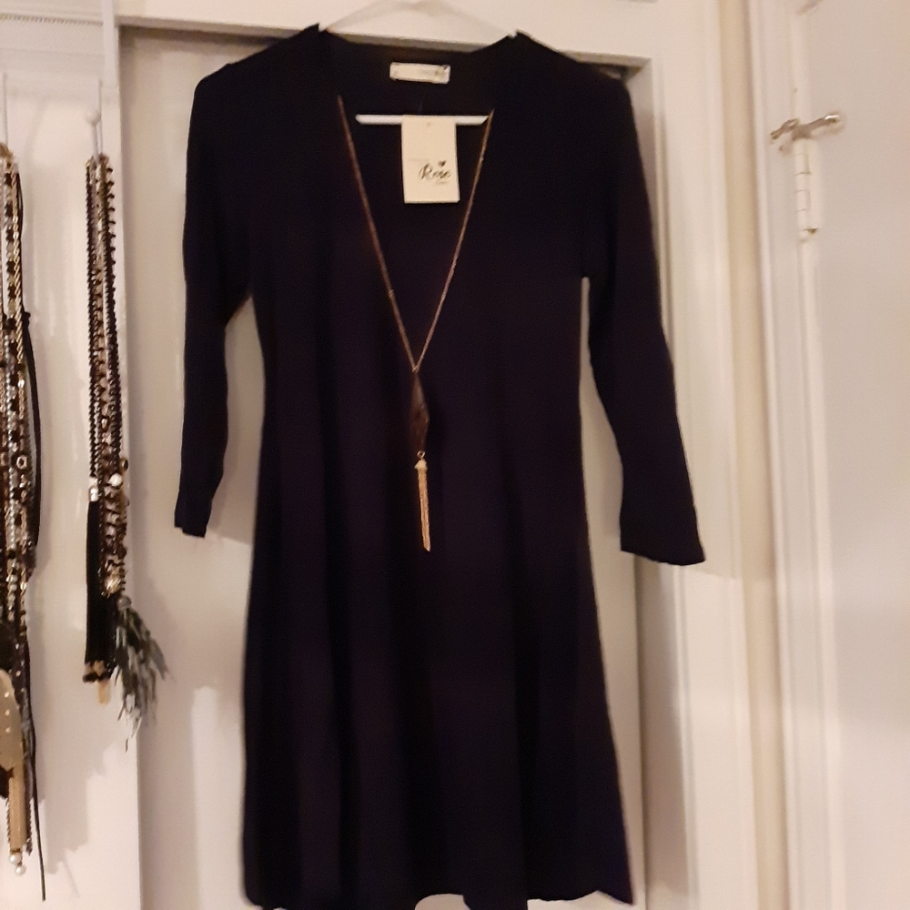 Navy junior medium dress